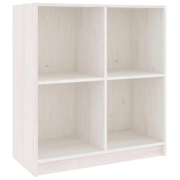 vidaXL Buffé vit 70x33x76 cm massiv furu 809949