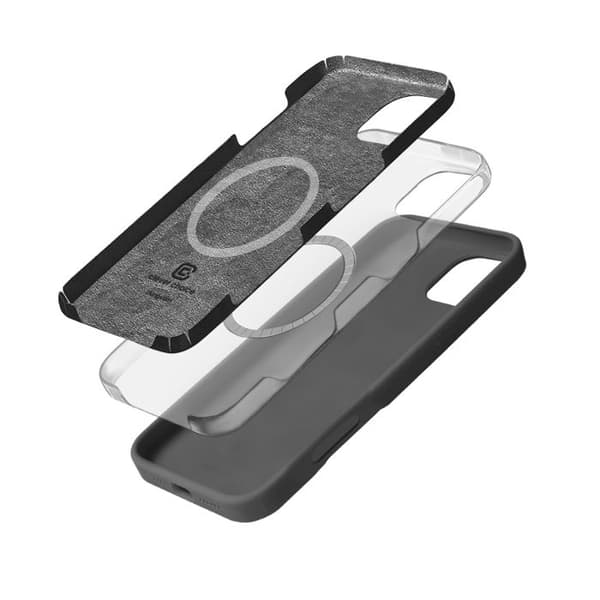 Skyddsskal - Crong - iPhone 16 Pro Max - Titan - Semi-stift - MagSafe