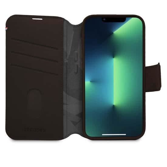 Coque - Avkodad - iPhone 14 Plus - Premium läder - Avtagbar folio - MagSafe