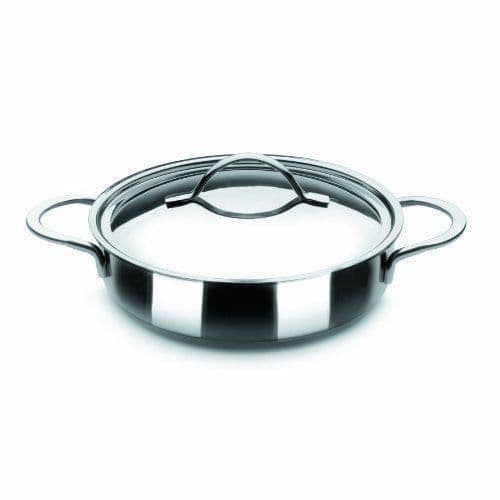 Ibili 605328 Runt fat med lock i rostfritt stål Noah...