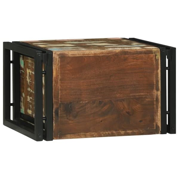 Porte flaska 46x35x27,5 cm Återvunnet trä