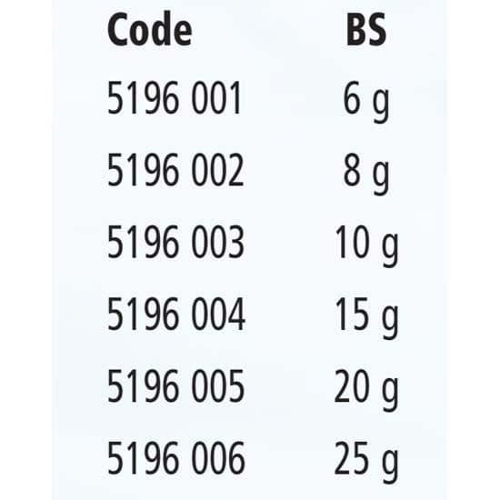 Zebco 20g D - bottenfiskare TL - Svart - 20 g