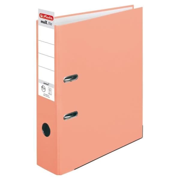 Klasse - HERLITZ - maX.file - A4 - D-ring - Orange - 2 ringar