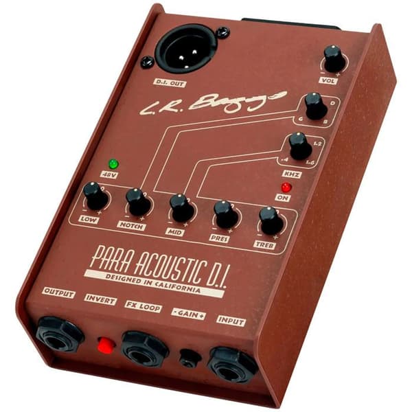 LR Baggs Para DI Akustisk Preamp Effekter för elektroakustisk gitarr