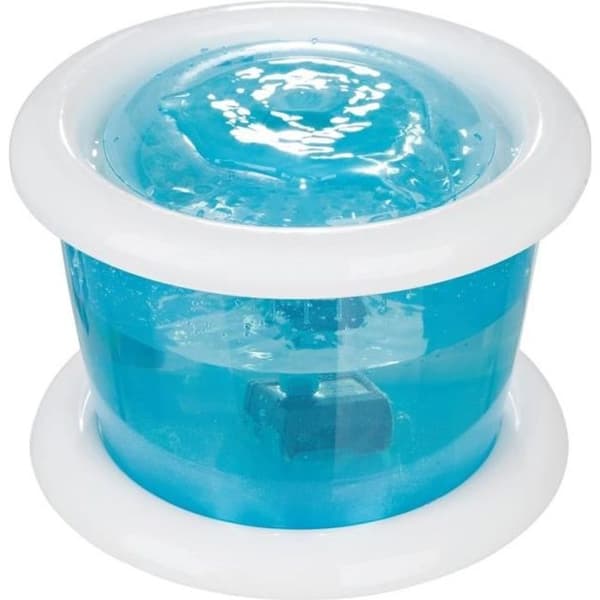 Automatisk vattendispenser - TRIXIE - Bubble Stream - 3L - Blå och vit - För hundar