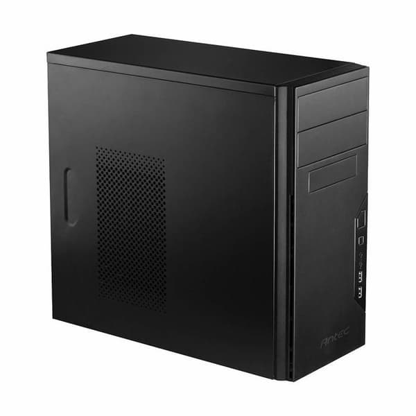 PC-chassi - Antec - VSK3000E-U3 - Mini-torn - USB 3.0 - Svart