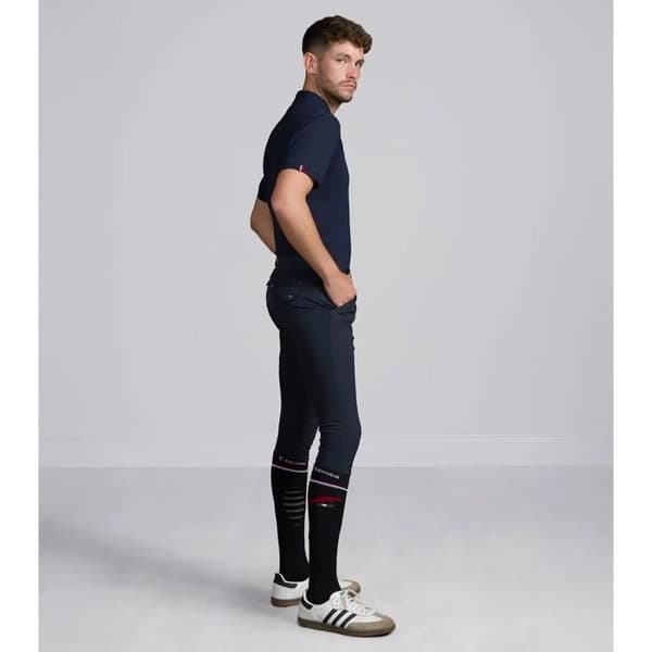 Pants ridning mid grip Premier Equine Ludis - marinblå