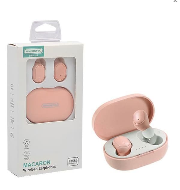 Hörlurar - Somostel - SMS-J13 TWS - Bluetooth - In-ear - Rosa