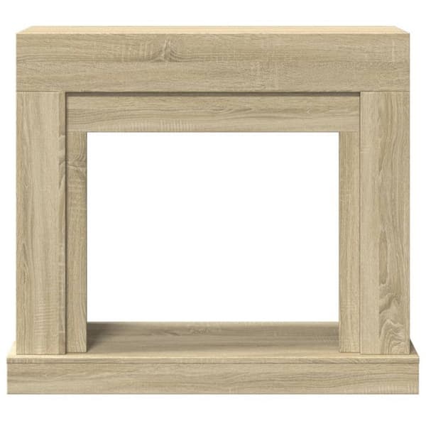 Kaminsram i ekonomsocket 100x30x87,5 cm ingenjörsträ