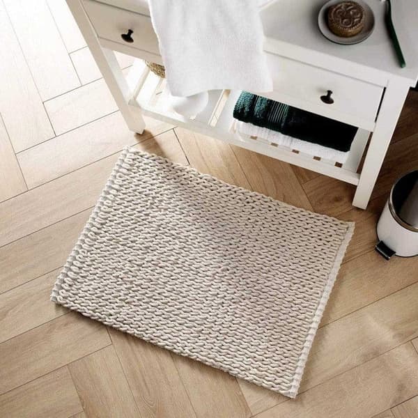 Badrumsmatt "Isalis" 50x80cm Beige