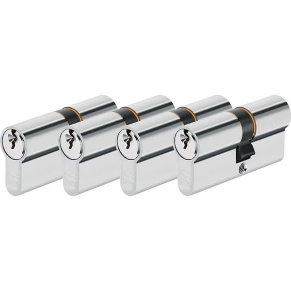 Profilerad cylinder - ABUS - 28928 - Silver - 3 nycklar - Optimal säkerhet