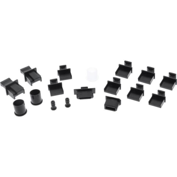 InLine® Staubschutz-Set, för PC-Schnittstellen, 17-teilig