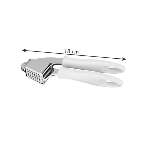 Pressa-vitlök - Tescoma - 420190 - Rostfritt stål - Vit - 18 cm - Ergonomisk
