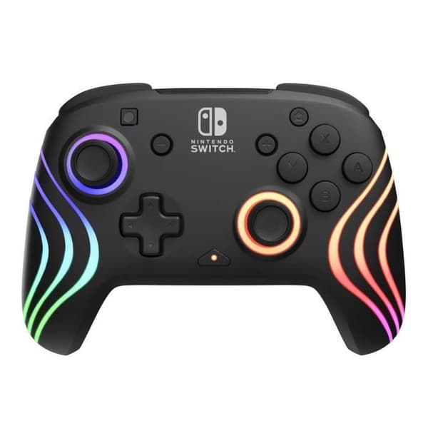 Spelkontroll - Nintendo Switch - Afterglow Wave - Trådlös - PDP - Svart