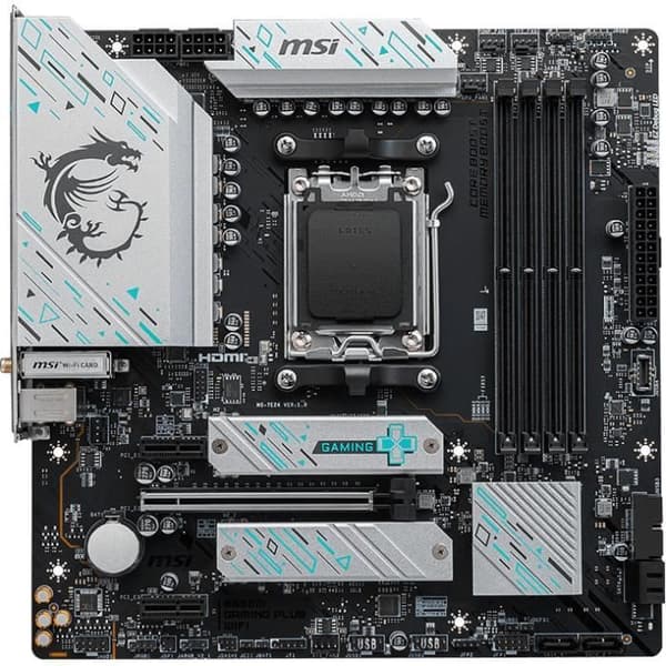 Moderkort - MSI - B650M GAMING PLUS WIFI AM5 mikro ATX