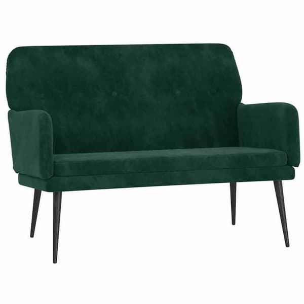 vidaXL Mörkgrön Soffa 108x79x79 cm Sammet 351416