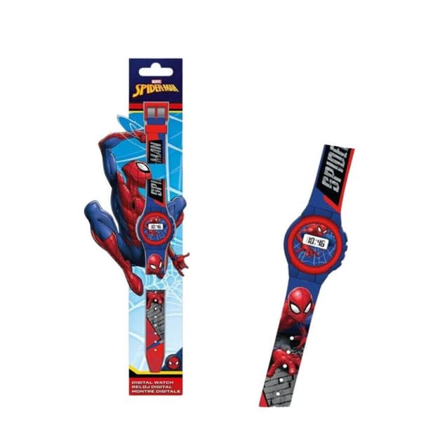 Klocka - MARVEL - Spider-Man - Digital - Kvarts - Armband i konstläder