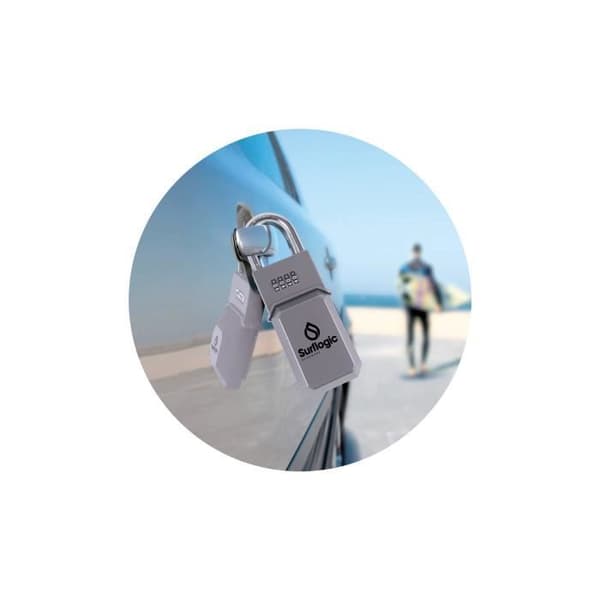 Surflogic standard nyckellås - silver - 65x190x37 mm