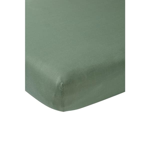 Meyco Baby Uni drap-housse co-sleeper - jersey - skoggrön - 50x90cm
