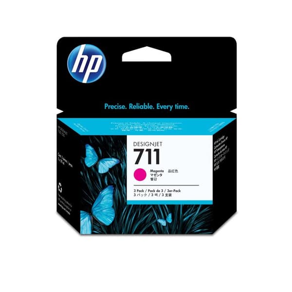 711 bläckpatron - Paket med 3 - Magenta - HP