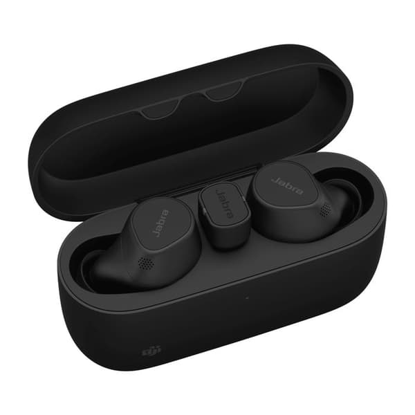 Trådlösa hörlurar - JABRA - Evolve2 Buds MS - Aktiv brusreducering - Bluetooth - USB-C