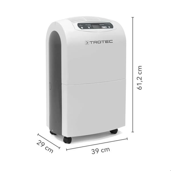 Avfuktare TROTEC TTK 100 E - 30 l/dag - 2 hastigheter - luftflöde 215 m³/h