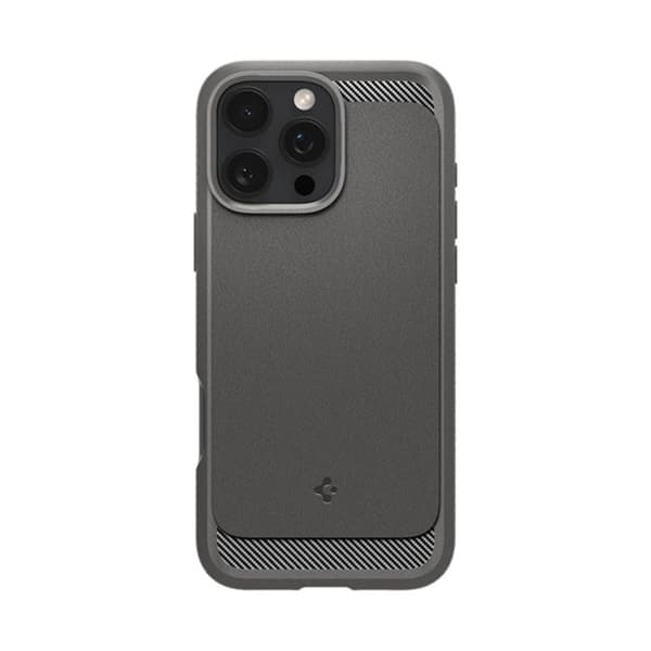 MagSafe-skal - SPIGEN - iPhone 16 Pro Max - Robust Armor resistent - Grå - Kompatibel med MagSafe