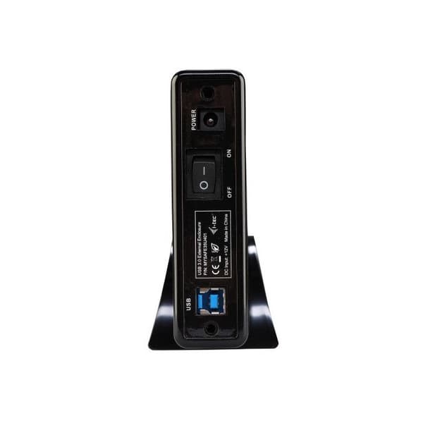 Hårddisklåda - I-TEC - MySafe - USB 3.0 - SATA 6Gb/s - Aluminium - Svart