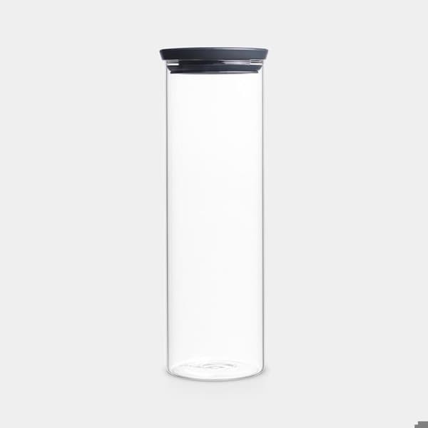 HÖG STAPELBAR GLASBURK 1.9L MÖRKGREY