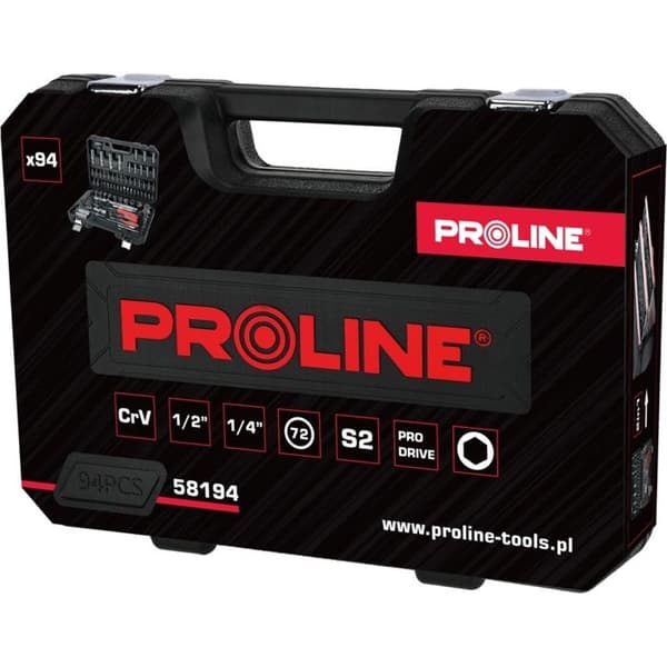 Nyckelset 94 bitar 1/2 1/4 Proline 58194