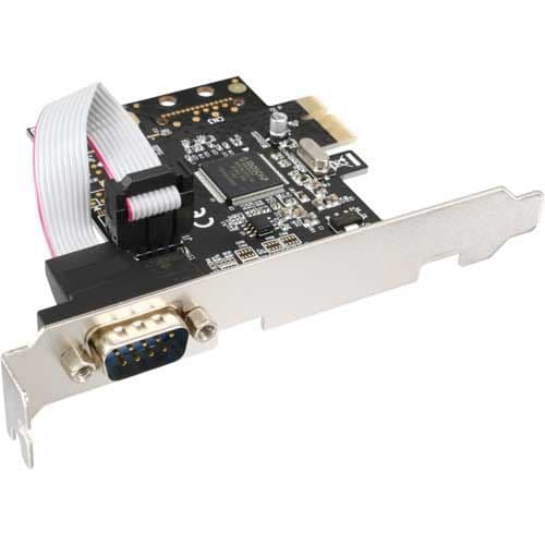 INLINE - 1x seriellt 9-pol, PCIe-gränssnittskort