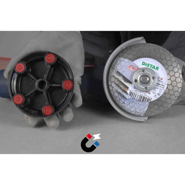 Poleringsbas Click-Lock UNI - DISTAR - Vinkelslip - Diameter 100 mm - Plast - Ergonomisk