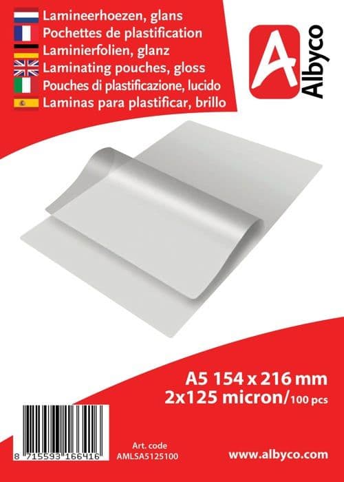 Plast för Albyco laminator