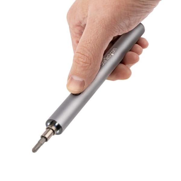 Mini elektrisk skruvmejsel - STARTECH - Grå - 2 års garanti
