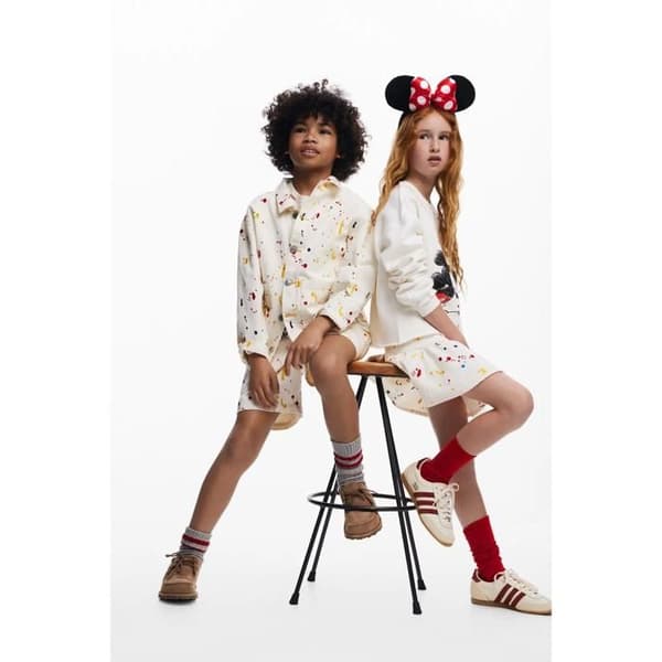 Mini kjol flicka Desigual Splash - flerfärgad
