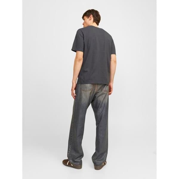 T-shirt Jack & Jones Organic Melange - mörkgrå melange