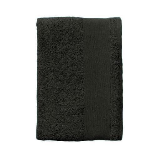 Badhandduk - Sol's - Bayside 100 - Mörkgrå - 100% bomull - 100x150 cm