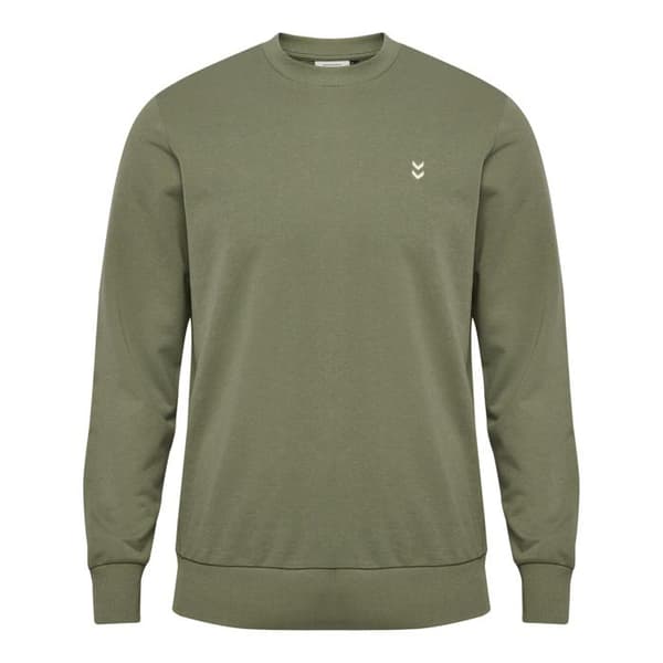 Hummel Pulse rundhalsad sweatshirt - djup lichen grön