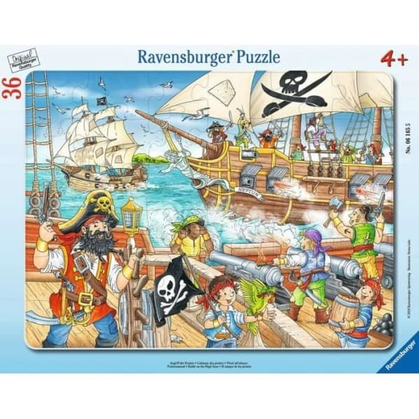 Ravensburger 30-48 Piece Frame Puzzle - Pirate Attack