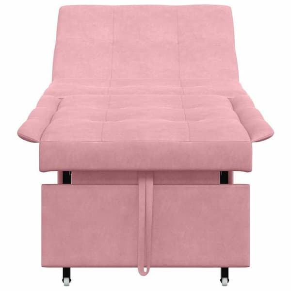 Soffa-säng Rosa 67 x 194 x 38 cm Sammet