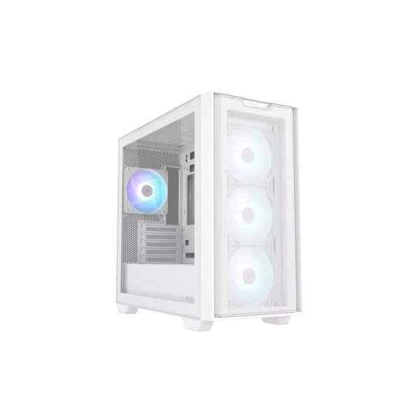 Fodral - ASUS - A21 PLUS - ARGB Vit - Optimal kylning - Micro ATX/Mini-ITX-kompatibilitet