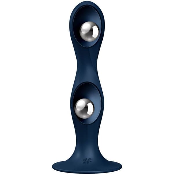 Dildo silikon dubbelkulor - Satisfyer Double Ball-R - Sugpropp