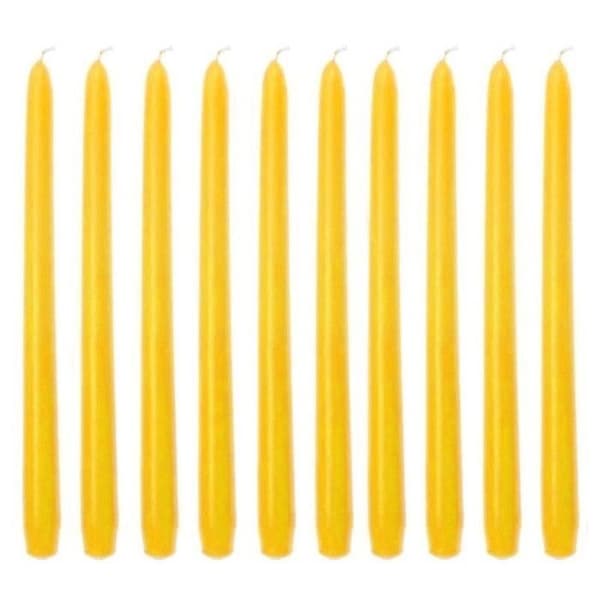 Ljusstake ljus Ø 2,2 cm · 25 cm gul