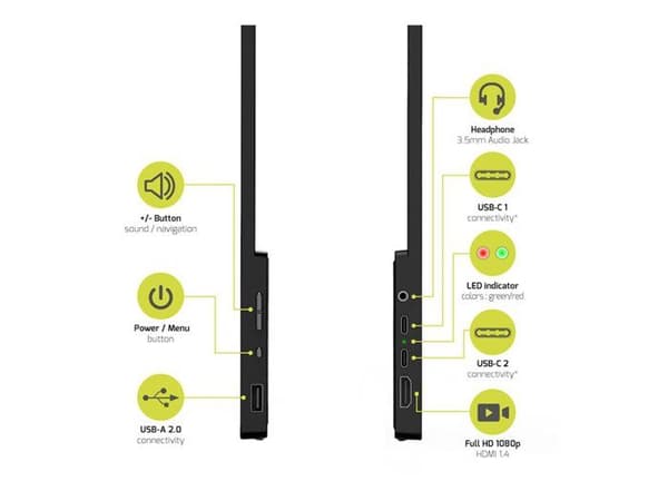 PORT Connect NOMAD - LC-skärm