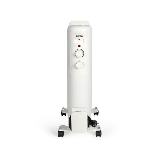 Oljebad radiator 2000 W - Livoo - DOM502W - Vit