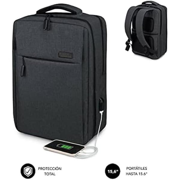 SUBBLIM Mochila Traveler AIR Padding 15,6'' Grå