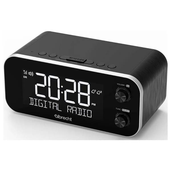 Albrecht DR 455 Klockradio DAB+, FM väckfunktion svart
