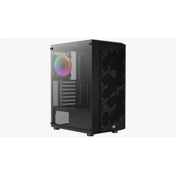 PC-Chassi - Aerocool - Hive V3 RGB - Mid Tower - Glashus - Svart