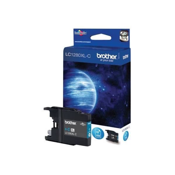 BROTHER LC-1280 bläckpatron - Cyan - Extra hög kapacitet - 1 200 sidor