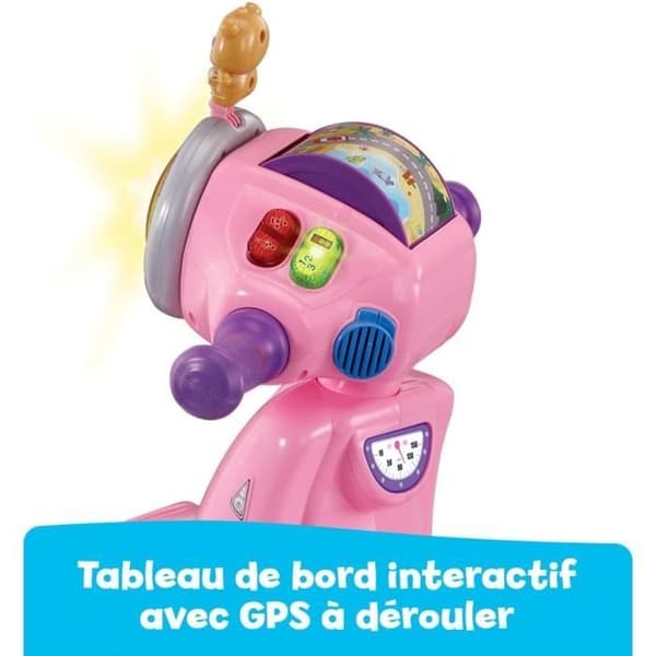 VTech - Interaktiv 3-i-1 Scooter i Rosa
